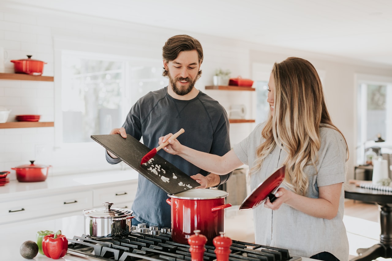 Cuisine — preparation frites et prevention incendie